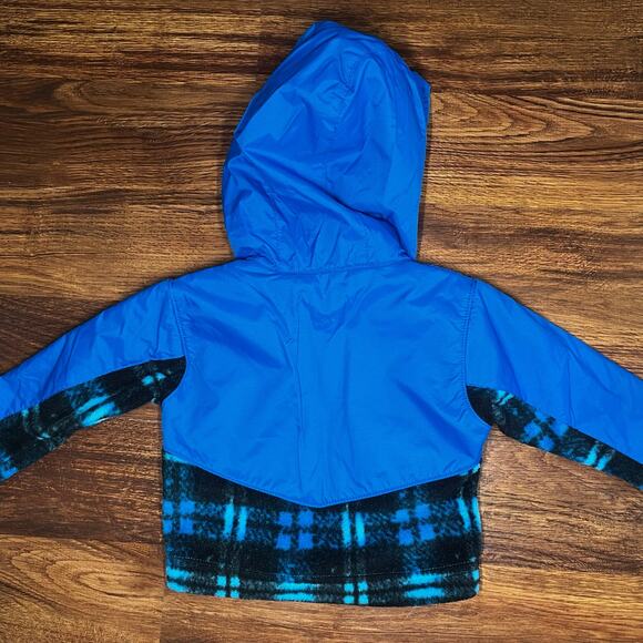 Columbia Steens Mt Overlay Hoodie Fleece Zip Up Jacket Baby Size 3/6 Months - Picture 9 of 9